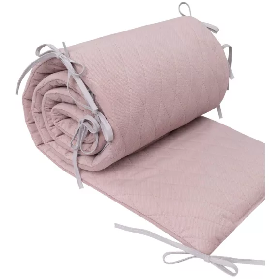 Infantilo prémium velvet rácsvédő - púder