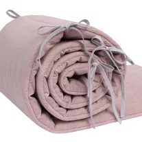Infantilo prémium velvet rácsvédő - púder