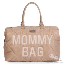 Mommy bag táska - pufi - bézs