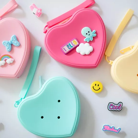 PETIKIDS Pop & Clip DIY kézitáska - piros