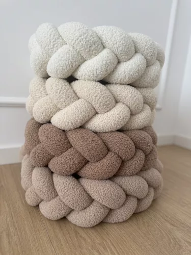 Teddy fonott rácsvédő - világos bézs