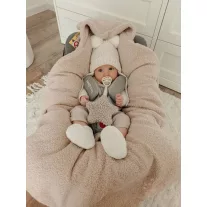 Infantilo teddy kocsitakaró - bézs