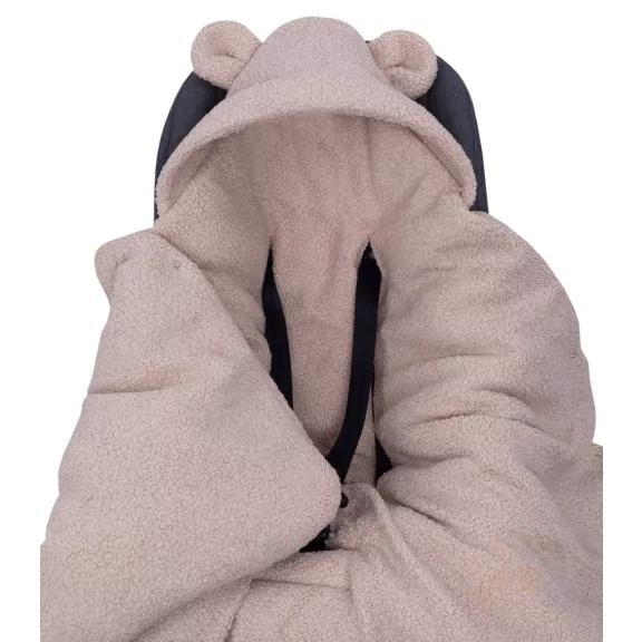 Infantilo teddy kocsitakaró - bézs