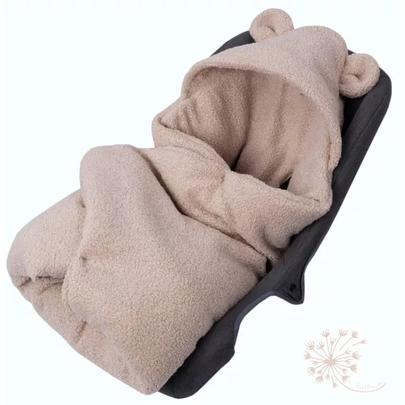Infantilo teddy kocsitakaró - bézs