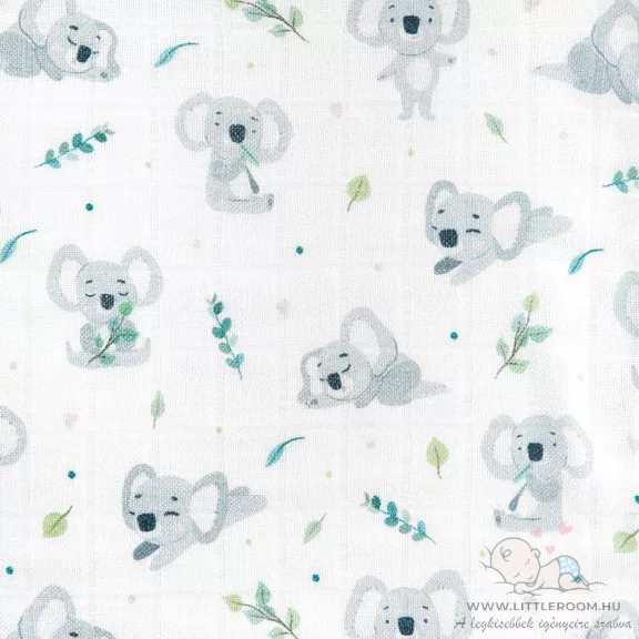 Joy bambusz pelenka - koala 30x30 cm
