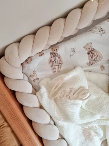 Luxury fonott rácsvédő - bézs