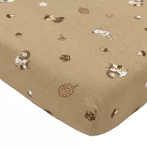 Meyco Baby gumis lepedő 60x120 cm - forest friends