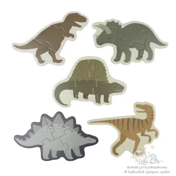 A little lovely company puzzle - dinoszaurusz