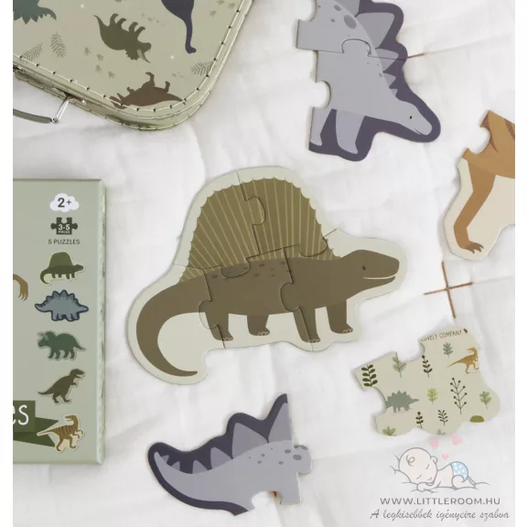 A little lovely company puzzle - dinoszaurusz