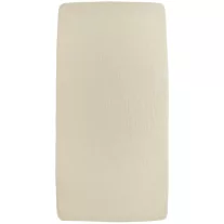 Meyco Baby muszlin gumis lepedő 60x120 cm - soft sand