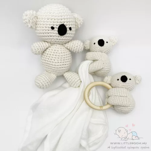 Horgolt koalabarát - krém