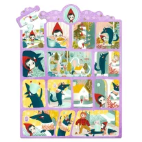   DJECO Mese puzzle - Piroska és a farkas, 35 db-os - Little Red Riding Hood