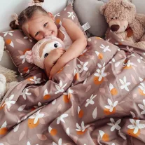 Infantilo ovis ágynemű szett béléssel - orange blossom
