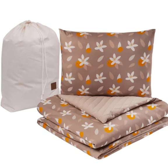 Infantilo ovis ágynemű szett béléssel - orange blossom