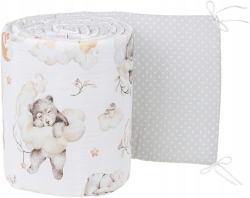 Basic rácsvédő - mackó és barátai - bézs