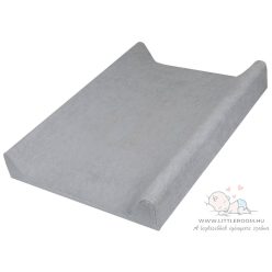 Frottír pelenkázó lap huzat - szürke