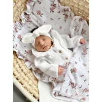   Infantilo muszlin nyári babaágynemű szett - little flowers