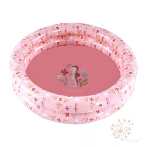 Little Dutch felfújható medence ocean dreams pink - 80 cm