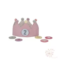Little Dutch gyerek születésnapi korona számokkal - pink