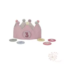 Little Dutch gyerek születésnapi korona számokkal - pink