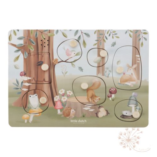 Little Dutch hangos puzzle - Forest Friends