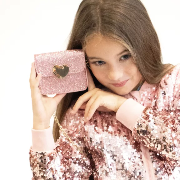 Yuko B Mini-Love válltáska - rózsaszín