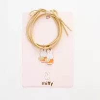   Miffy x Yuko B barátság karkötő / hajgumi - narancssárga
