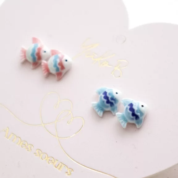 Yuko B Soulmates fülbevaló szett - Little fishies