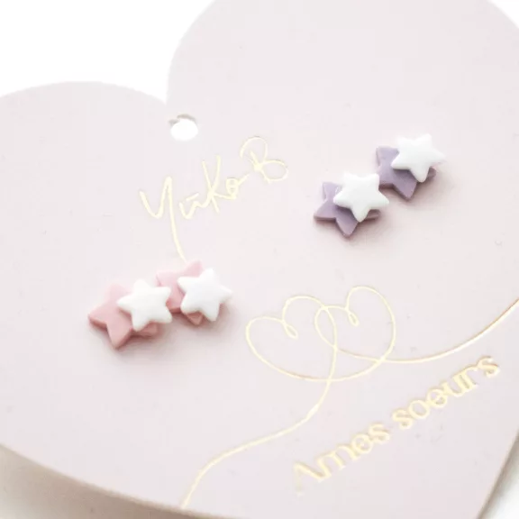 Yuko B Soulmates fülbevaló szett - Stars
