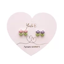 Yuko B Soulmates fülbevaló szett - Aurelia flower