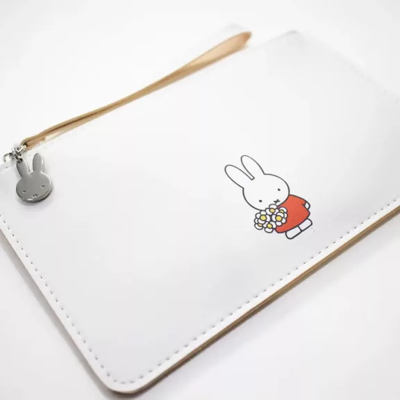 Miffy x Yuko B kézitáska - Miffy flower - bézs